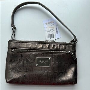 Michael Kors Metallic Brown Shoulder Bag